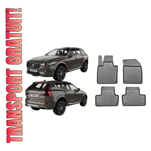 Volvo Xc60 II, Suv, Din 07.2017 - Prezent , Set Covorase Auto Tip Tavita Premium 3D, din cauciuc