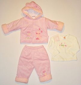 Costumas cu geaca Happy Pink - Haine copii
