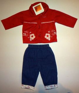 Costumas bebe cu blugi Isabelle Rose - Haine bebelusi