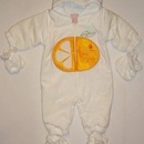 Salopeta combinezon alba - Haine Bebe