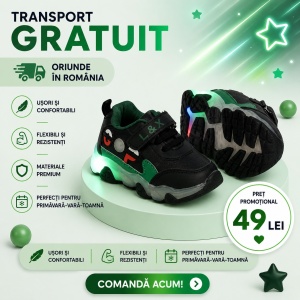 Adidasi cu Luminite COD 1666