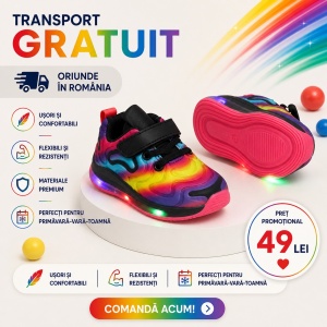 Adidasi cu Luminite COD 1676