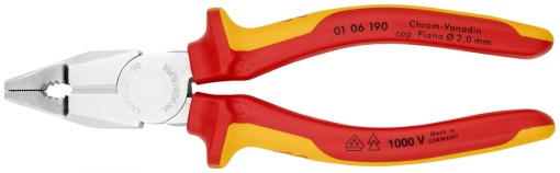 Cleste combinat - patent VDE 190 mm
