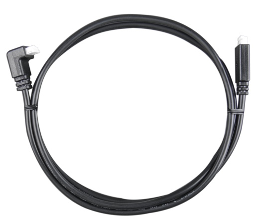 VE.Direct Cable 1,8m (one side Right Angle conn)