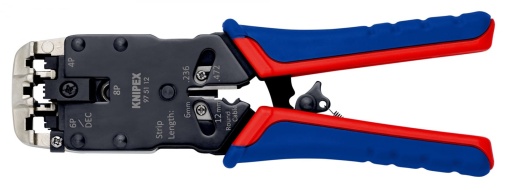 Cleste pt sertizat mufe telefon RJ11/RJ12/RJ45