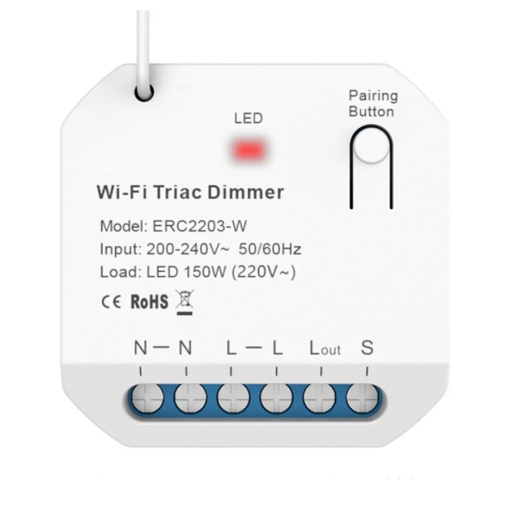 Smart ERC2203-W Triac Dimmer (1x1.5A)