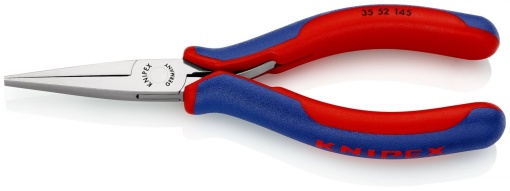 Cleste cu cioc lung plat pt electronica 145 mm