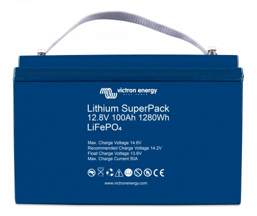 Lithium SuperPack 12.8V/100Ah High current (M8)