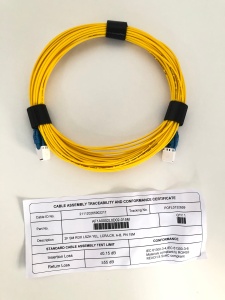 Cablu Patch Optic SM 2 Fibre LCR/LCR LSZH Galben 15m Duplex RDX