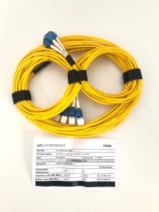 Cablu Patch Optic SM 8 Fibre LCR/LCR LSZH Galben 34m Mini-Core