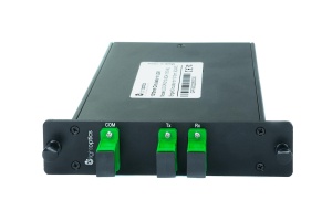 Circulator optic 1310 nm cu conectori SC/APC, carcasă LGX
