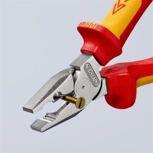 Cleste combinat cu parghie mare - patent VDE 225 mm - 02 06 0225 - Img 6