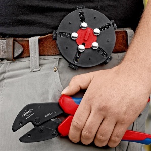 Cleste pt sertizat multifunctional cu 3 bacuri de schimb - Img 4
