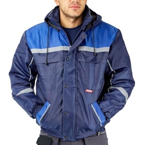 Jacheta iarna winter bleumarin oxford/poliester- Marimea 3XL - Img 1