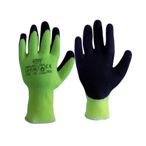 Manusi iarna tricot acril impregnate latex negru winter marimea 10