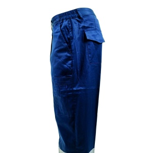 Pantalon reflectorizant motorway galben/bleumarin bumbac/poliester marimea L - Img 4