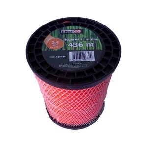 Rezerva trimmer NYL-TEH nylon D-2.4mm L-436m portocalie profil-rotund