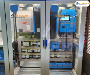 Sistem fotovoltaic HIBRID Rack 10KVA-10 kWh Stocare - Img 2