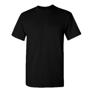 Tricou clasic negru marimea L