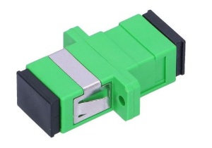 Adaptor Optic SM SC/APC, Simplex, Ceramic Sleeve, Verde
