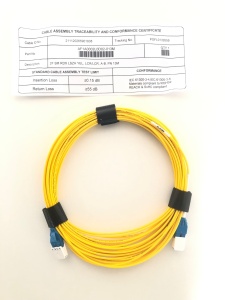 Cablu Patch Optic SM 2 Fibre LCR/LCR LSZH Galben 13m Duplex RDX