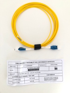 Cablu Patch Optic SM 2 Fibre LCR/LCR LSZH Galben 5m Duplex RDX