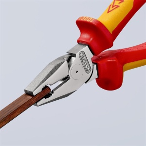 Cleste combinat cu parghie mare - patent VDE 225 mm - 02 06 0225 - Img 7