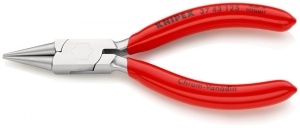 Cleste cu cioc rotund pt electronica 125 mm - 37 43 125 - Img 1