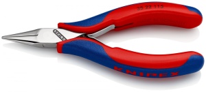 Cleste cu cioc semirotund pt electronica 115 mm - 35 22 115