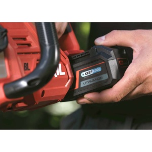 Fierastrau electric (drujba) Brushless, viteza 7.9 m/s, lama 30 cm, Accu 4 Ah si incarcator - Img 3