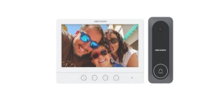 Kit videointerfon analogic, ecran 7 inch, conectare 4 fire pentru 1 familie, IR - Img 3