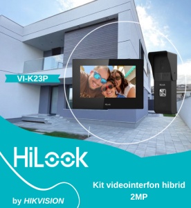 Kit videointerfon hibrid IP 2MP Wi-Fi, PoE touchscreen ecran 7 inch - Img 3