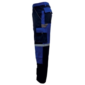 Pantalon talie pluto-pt bleumarin/albastru material-bumbac marimea 62 - Img 3