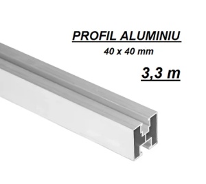 Profil aluminiu 3,3 m