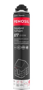 Spumă adezivă pentru polistiren PENOSIL Polystyrol FixFoam 877 750ml