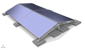 Structura pentru acoperis plat - 15 grade EV - Img 1