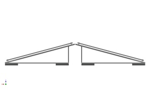 Structura pentru acoperis plat - 15 grade - SGS-SS-SP02XL - Img 2