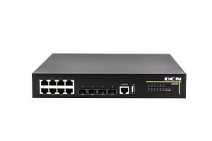Switch Managed L2 – 8 Porturi Gigabit RJ45 + 4 Porturi 10G SFP+ Uplink