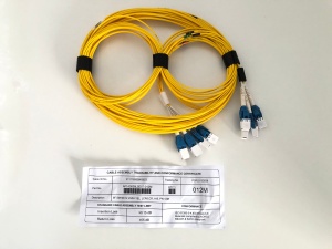 Cablu Patch Optic SM 8 Fibre LCR/LCR LSZH Galben 12m Mini-Core