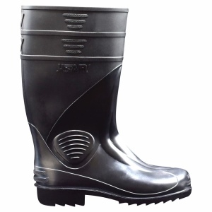 Cizme lucru farmer negre pvc ob sra marimea 42 - Img 2