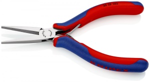 Cleste cu cioc lung plat pt electronica 145 mm - Img 2