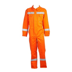 Combinezon docher portocaliu material-bumbac marimea 50 - Img 1