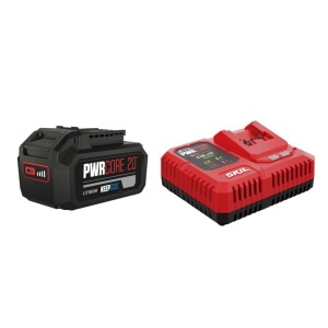 Set incarcator si acumulator Li-Ion 20V Max, 4.0Ah, PWRCORE 20, indicator LED