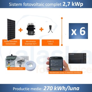 Sistem fotovoltaic ONGRID 2,7 kWp - ENPHASE