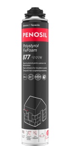 Spumă adezivă pentru polistiren Polystyrol FixFoam 877, 750ml