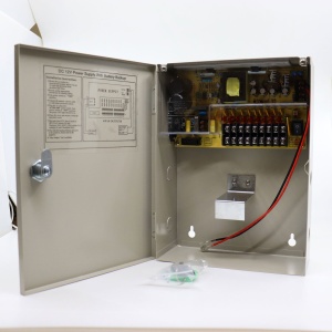 Sursa alimentare cu back-up 10A 12 V cutie metalica 9 iesiri partajate - Img 2