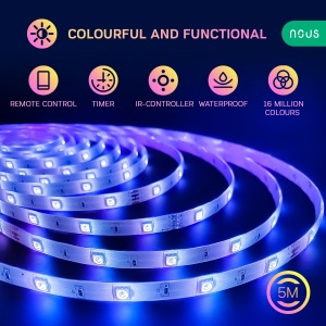 Banda Led 5m RGB Nous F1 - Img 2