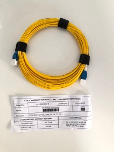 Cablu Patch Optic SM 2 Fibre LCR/LCR LSZH Galben 17m Duplex RDX