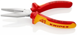 Cleste cu cioc lung plat VDE 160 mm - Img 2
