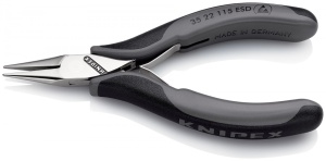 Cleste cu cioc semirotund pt electronica 115 mm ESD - Img 2